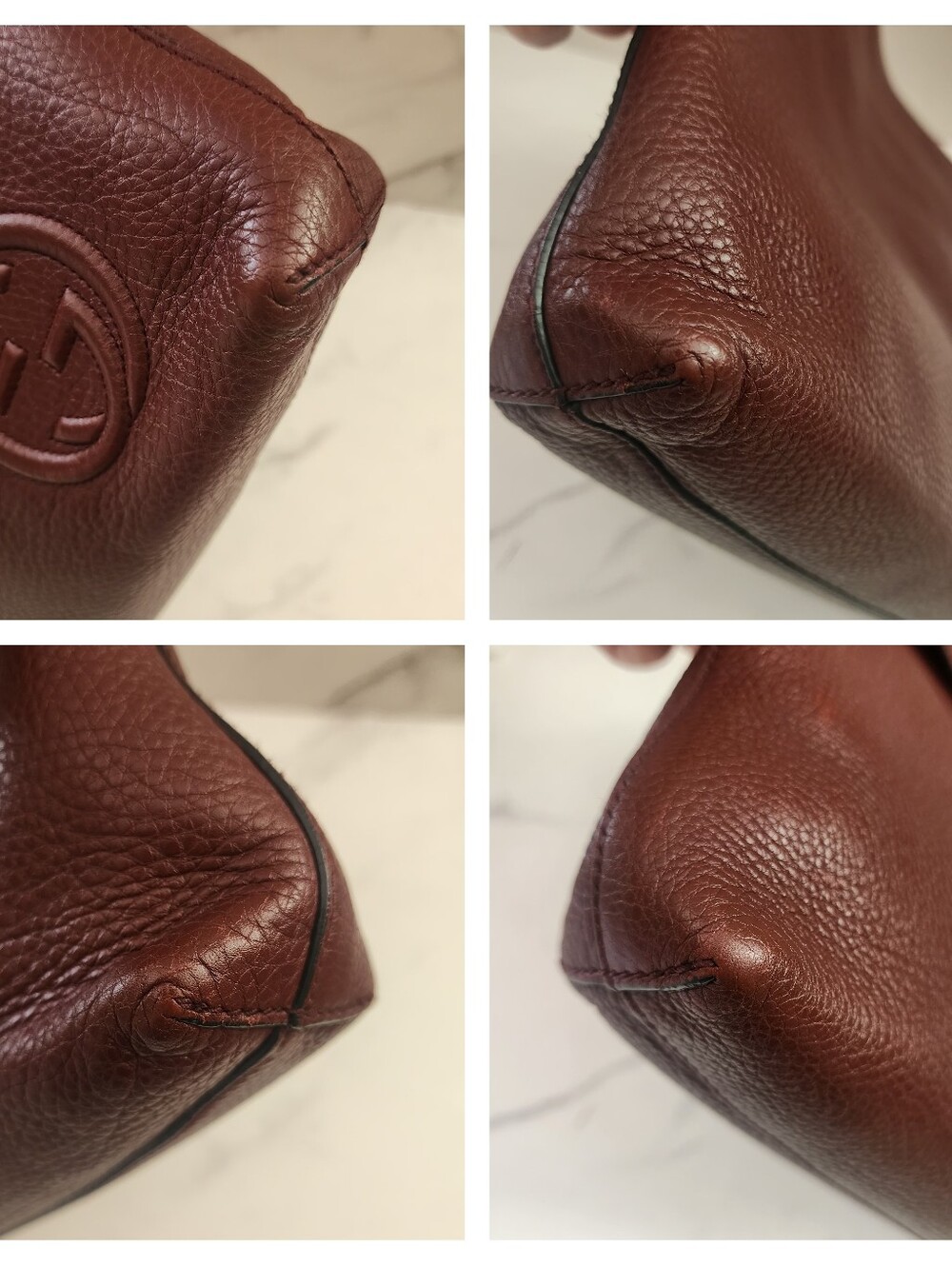 Authentic Leather Gucci Soho Interlocking GG Crossbody Bag With Digital COA - Picture 8 of 15
